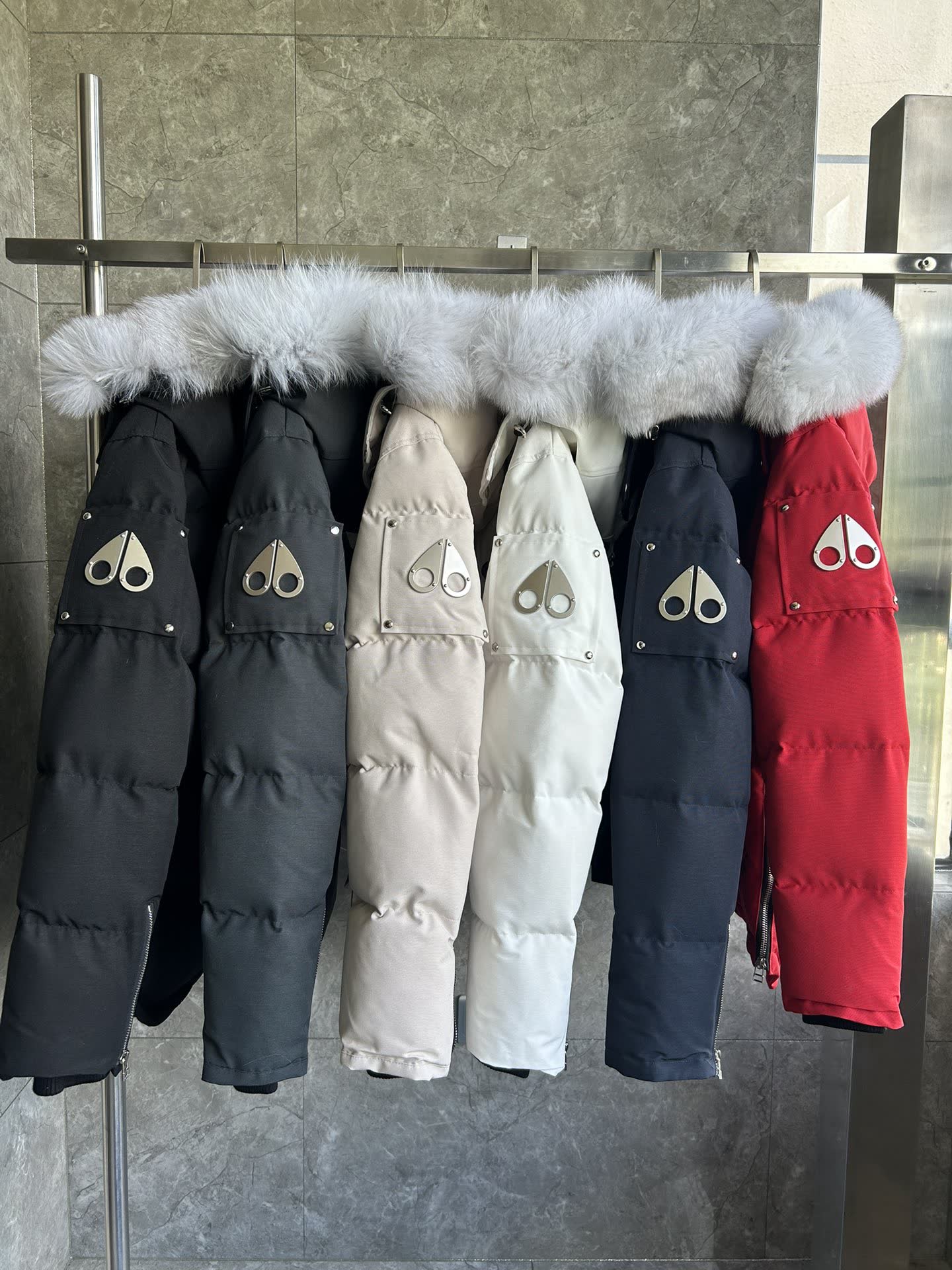 Moose Knuckles Hooded Puffer Jacket Moose Knuckles Hooded Puffer Jacket